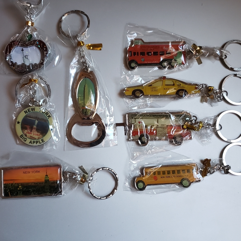 NYC keychain set